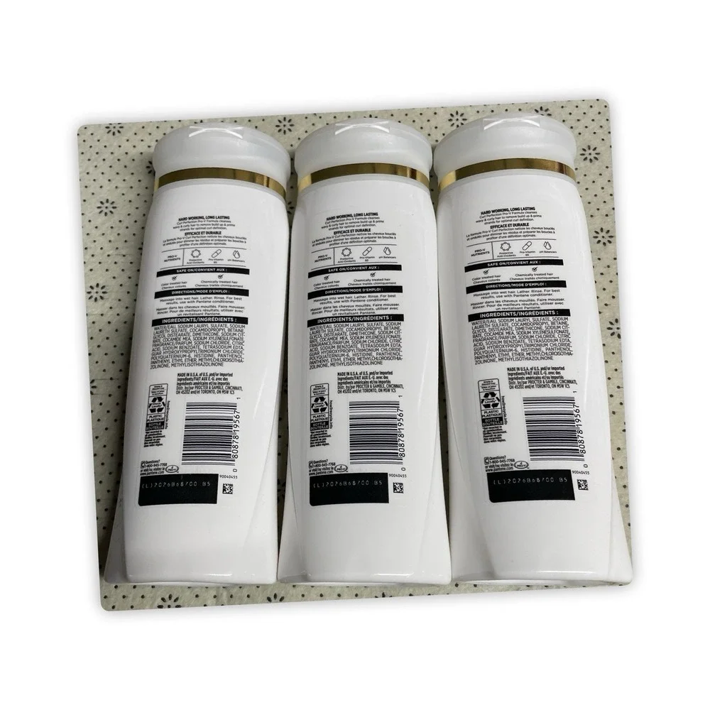 Pantene Pro-V Curl Perfection Shampoo 12.0 FL. OZ., Pack Of 3 - Picture 2 of 2